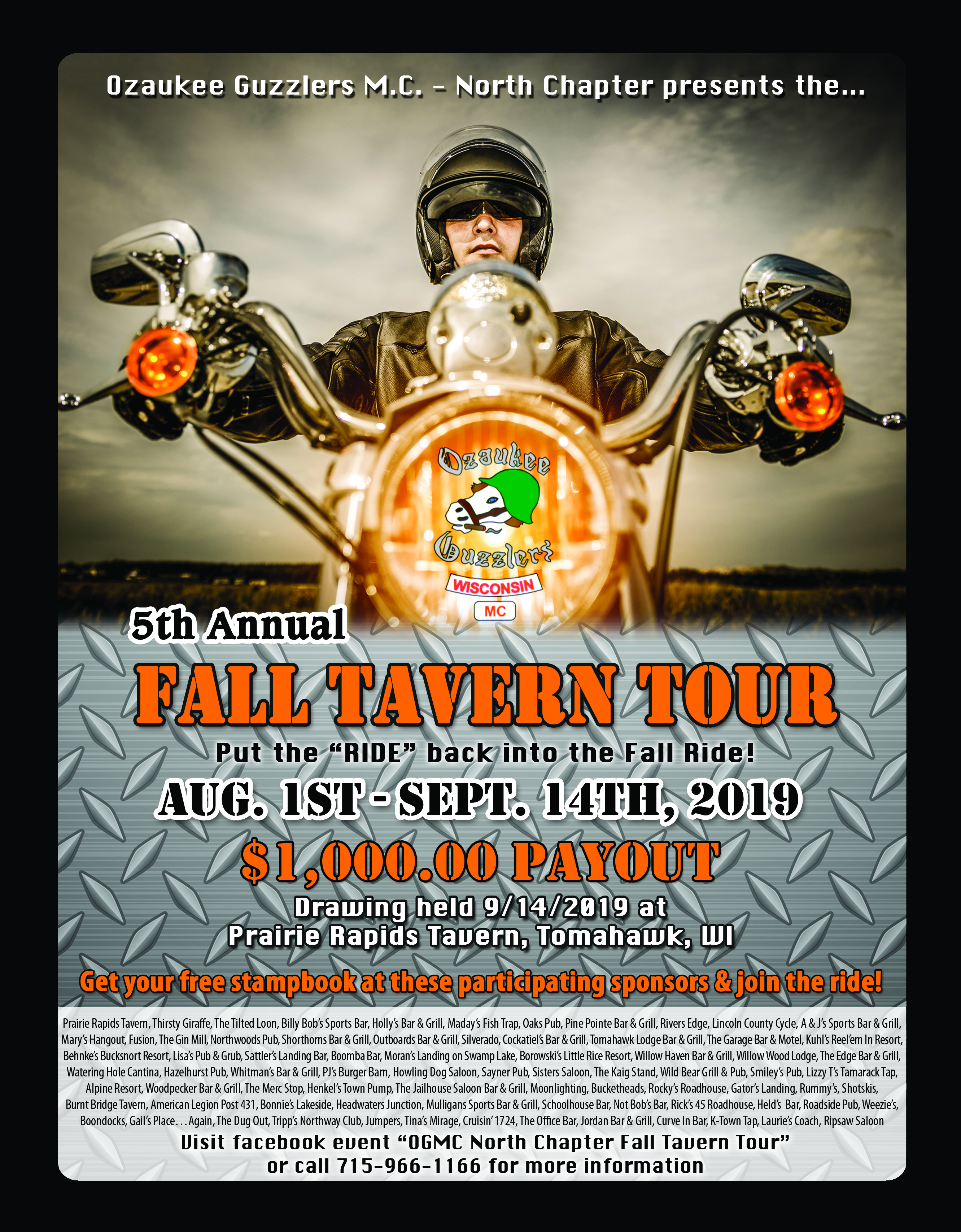 5th Annual Fall Tavern Tour