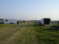 Plenty of space for trailered bikes.